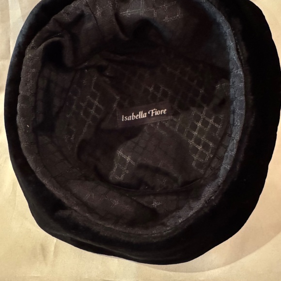 Vintage Downton Abbey Style Isabella Fiore Velvet Hat/Cloche main image 4